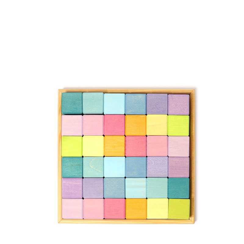 Pastel Mosaic Building Blocks