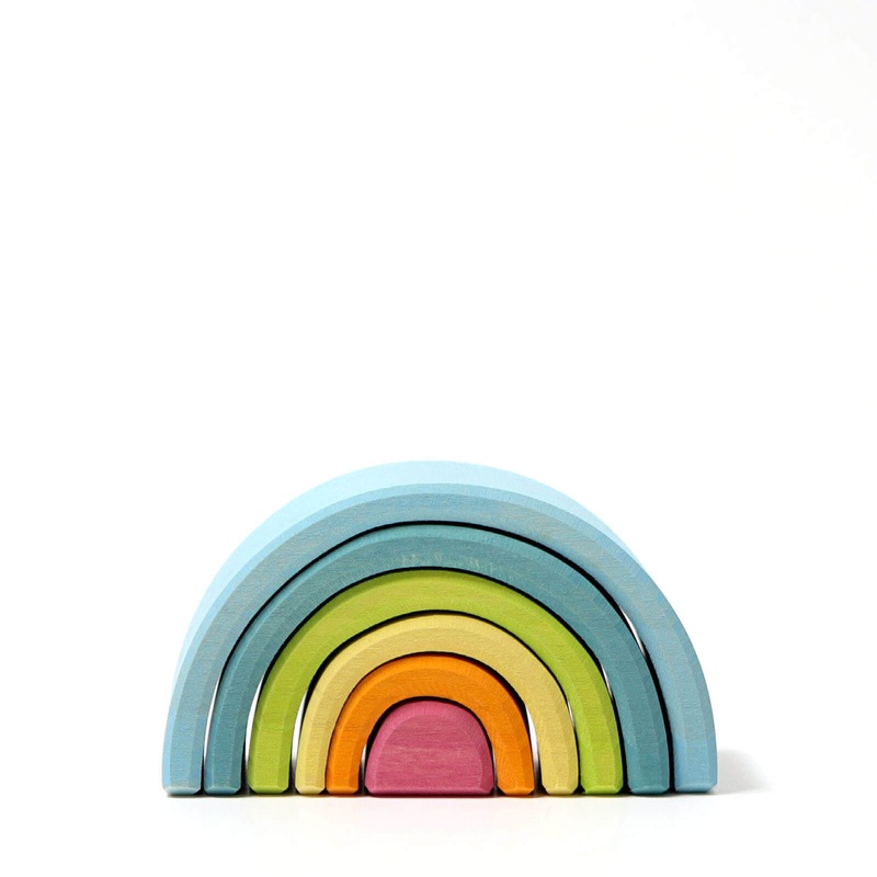 Small Wooden Rainbow – Pastel