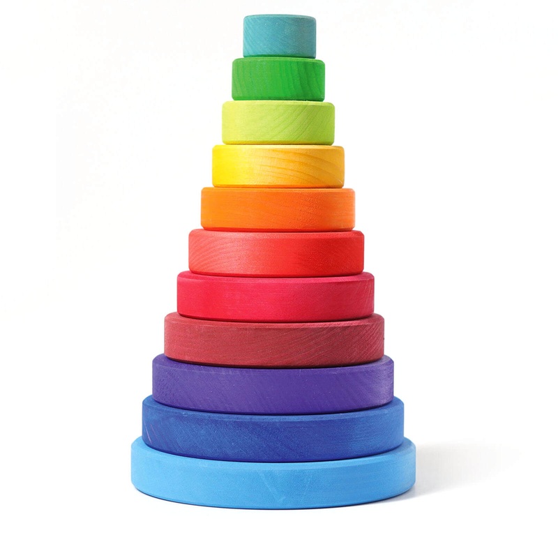 Wooden Conical Tower – Colourful