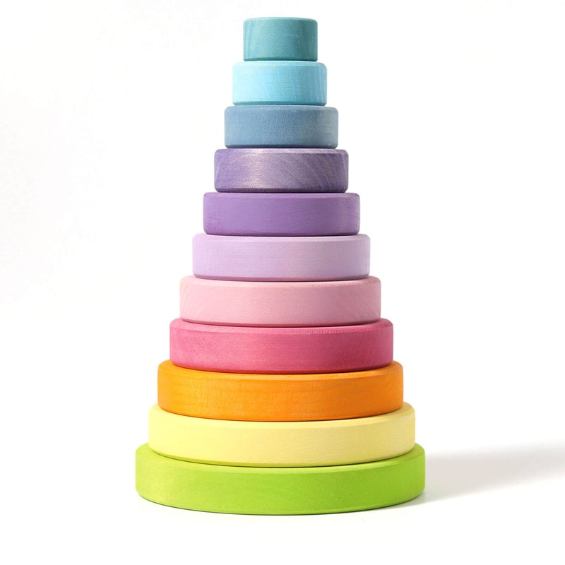 Wooden Conical Tower – Pastel