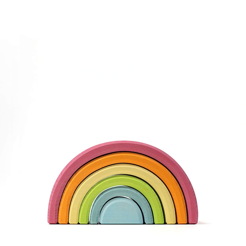Wooden Rainbow – Pastel