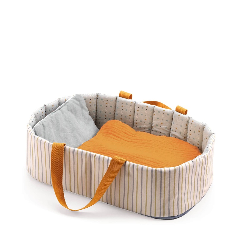 Doll Bassinet – Blue Lines