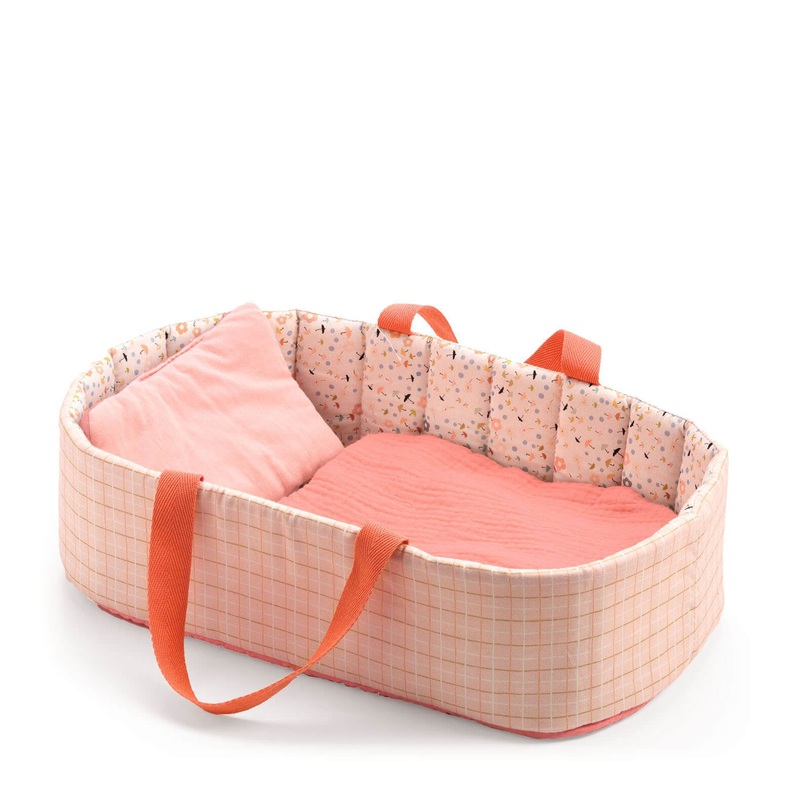 Doll Bassinet – Pink Lines