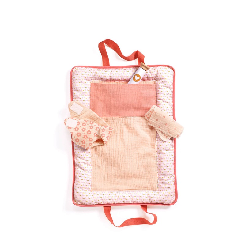 Doll Changing Bag – Pink Peak