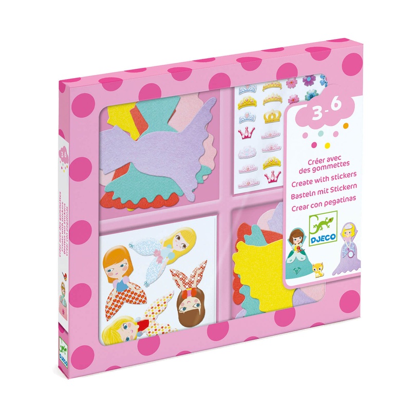 Stickers Collage Craft Set – I Love Princesses