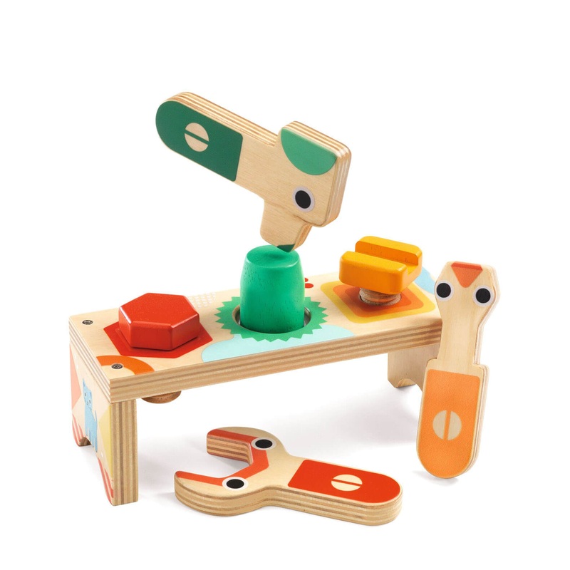 Wooden Tool Bench – Bricolou