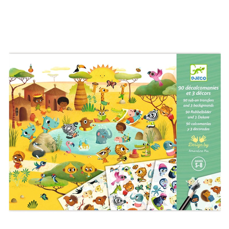 Decal Craft Set – Savannah, Desert and North Pole