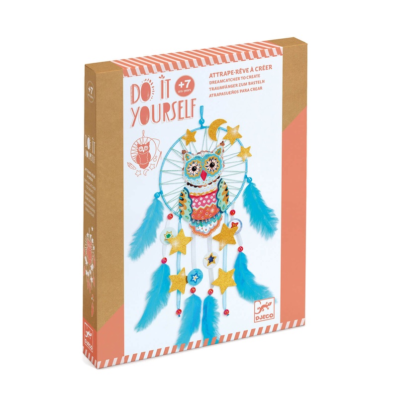 Do It Yourself Craft Set – Golden Owl Dream Catcher