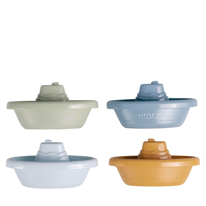 Stackable Bath Boats – Blue