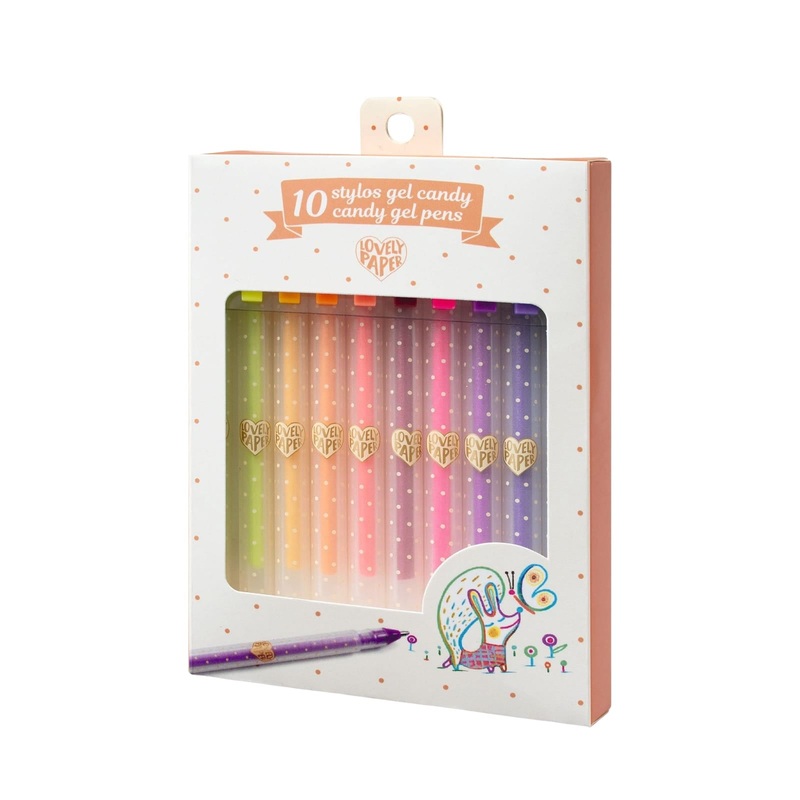 10 Gel Pens – Candy