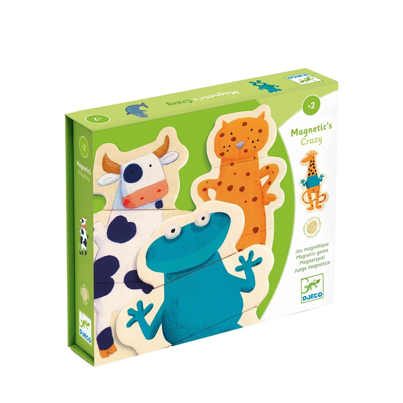 24 Magnetic Pieces – Crazy Animals