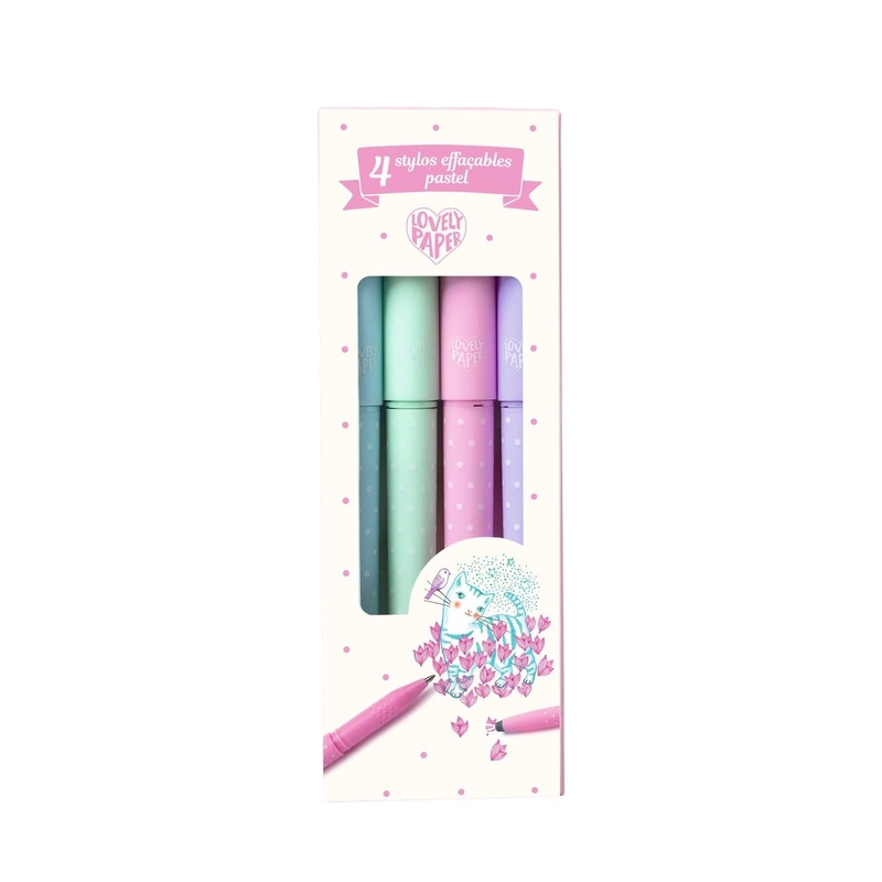 4 Erasable Pens – Pastel