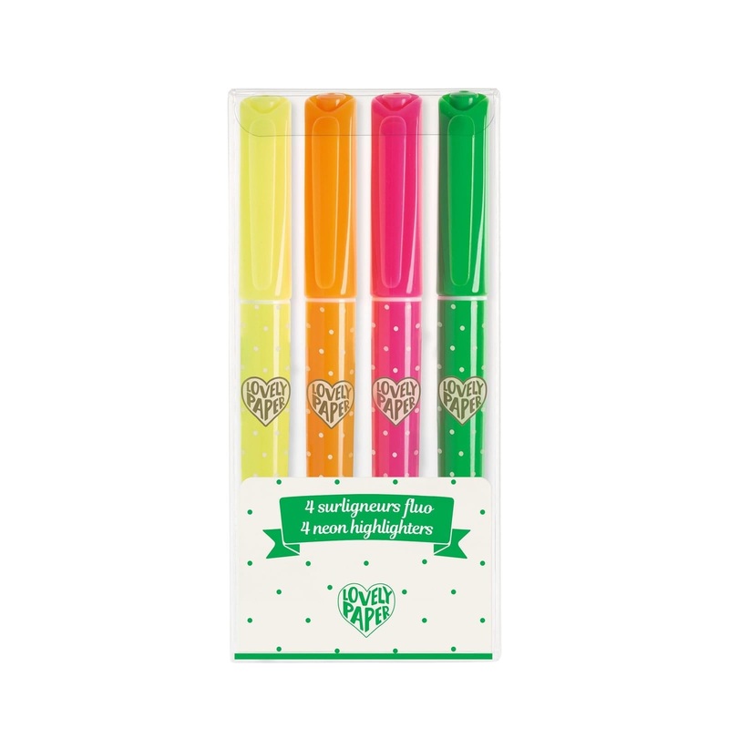 4 Highlighters – Neon
