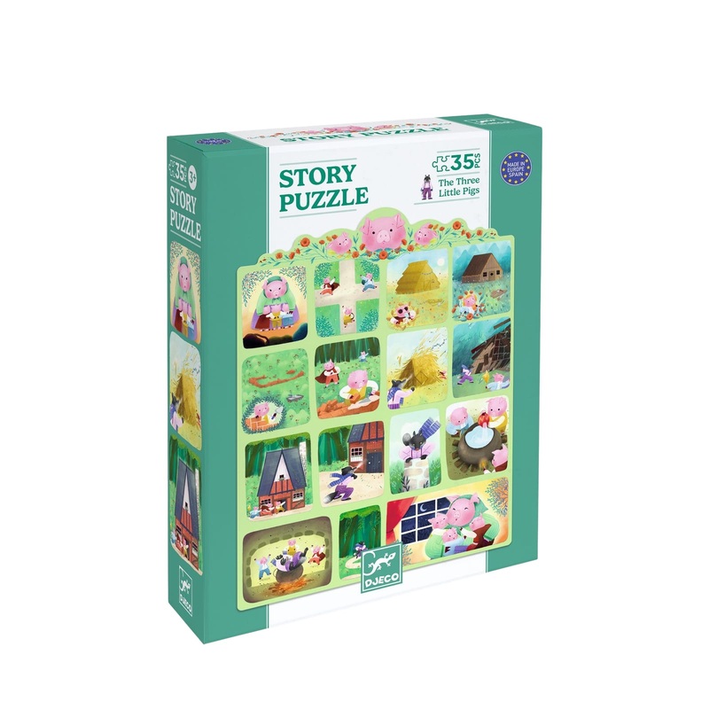 35 Piece Story Puzzle – The Three Little Pigs