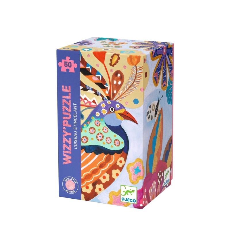 50 Piece Glittery Puzzle – Sparkling Bird