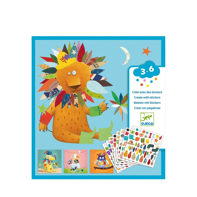 Stickers Craft Set – Create Animals