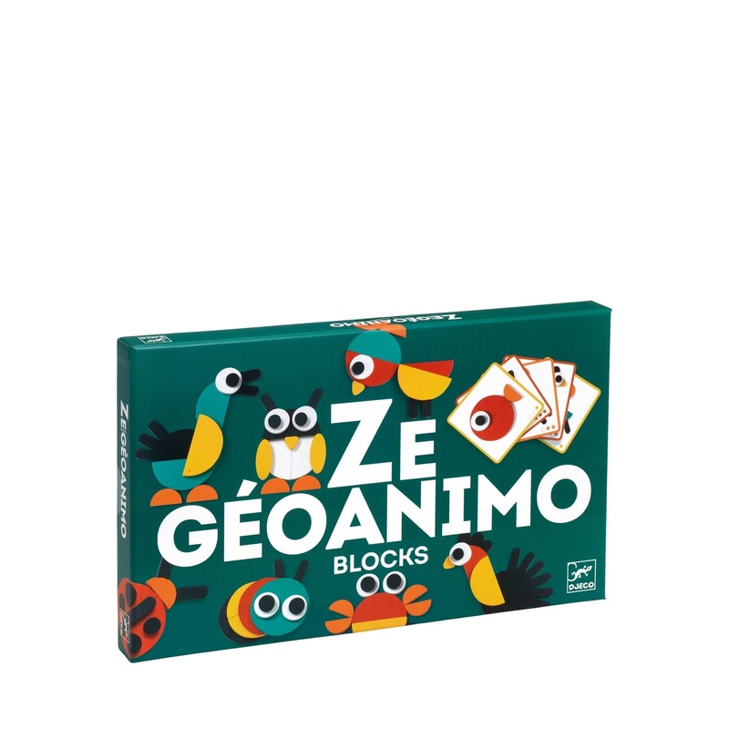 Wooden Stacking Game – Coloured Animals