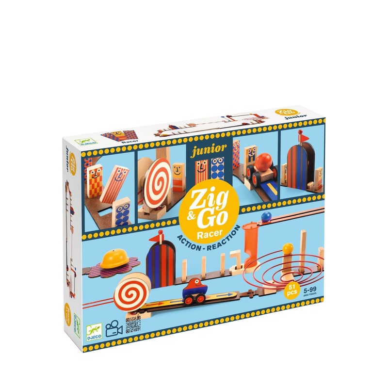 Zig and Go Construction Game – Racer 51 Pieces