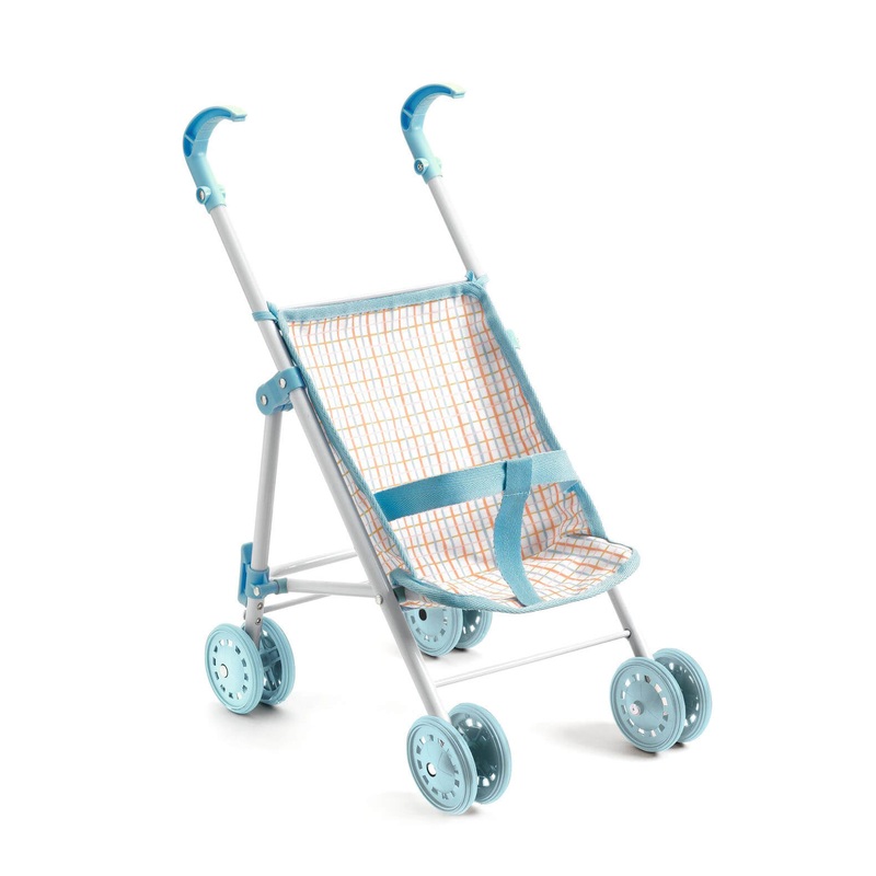 Doll Stroller 44cm – Blue Lines