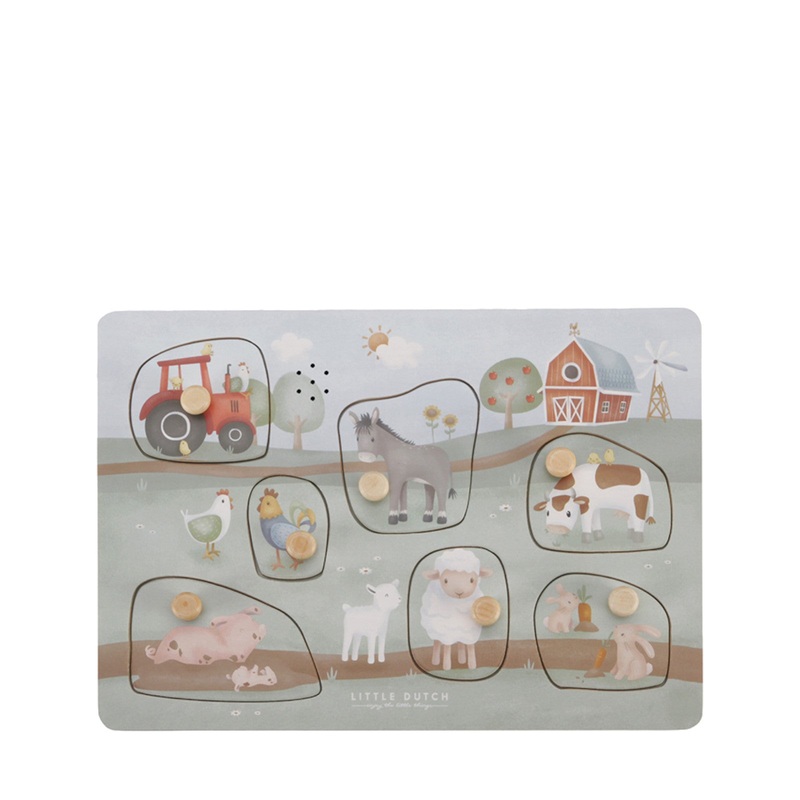 Wooden Sound Puzzle – Little Farm