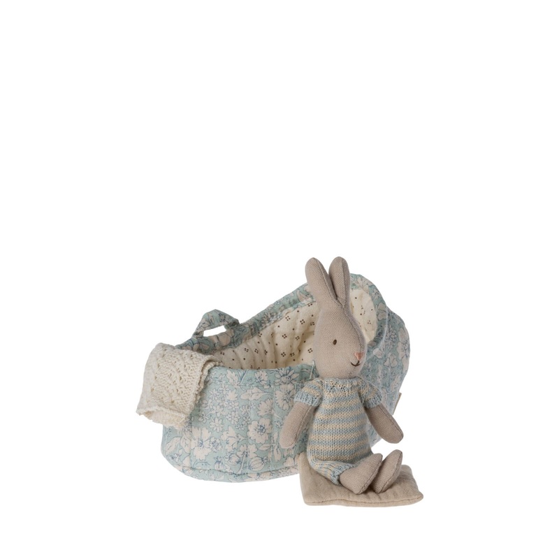 Rabbit In Carry Cot Micro – Blue