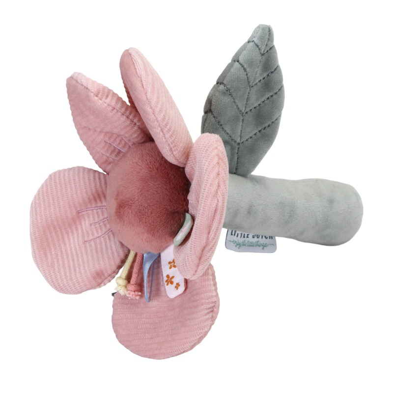 Rattle Toy – Pink Flower
