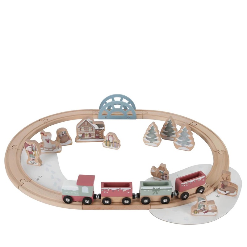 Wooden Train Track – Christmas Wonderland
