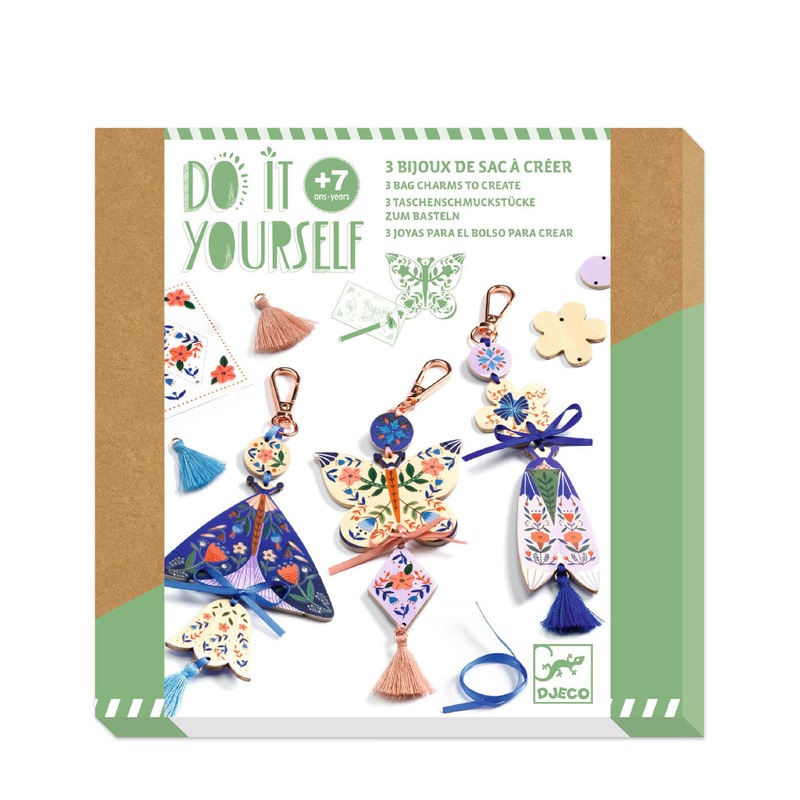 Do It Yourself Craft Set – Butterfly Bag Charms