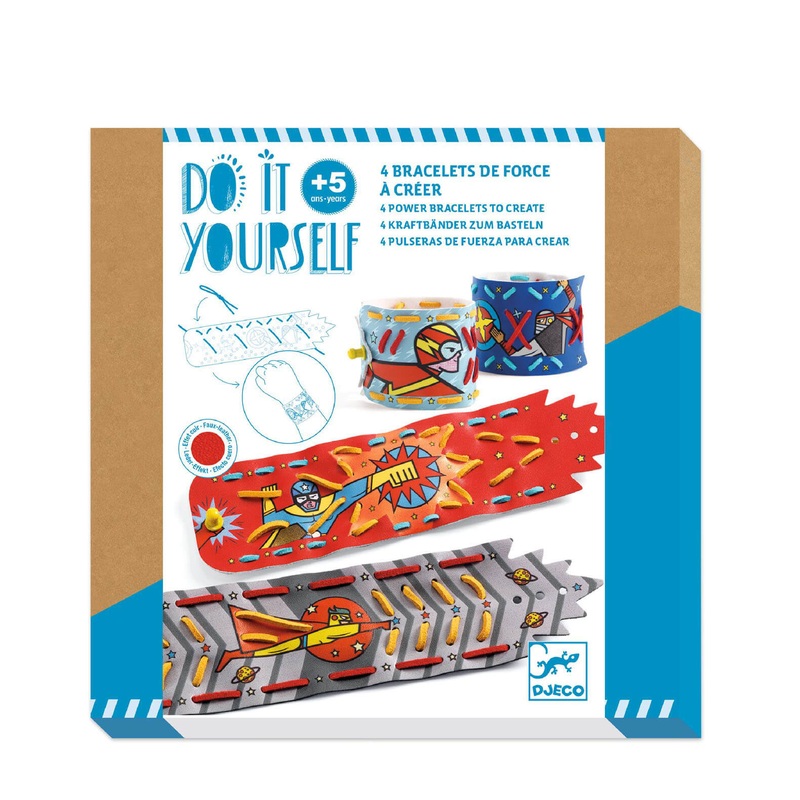 Do It Yourself Mosaics Craft Set – Superhero Bracelets