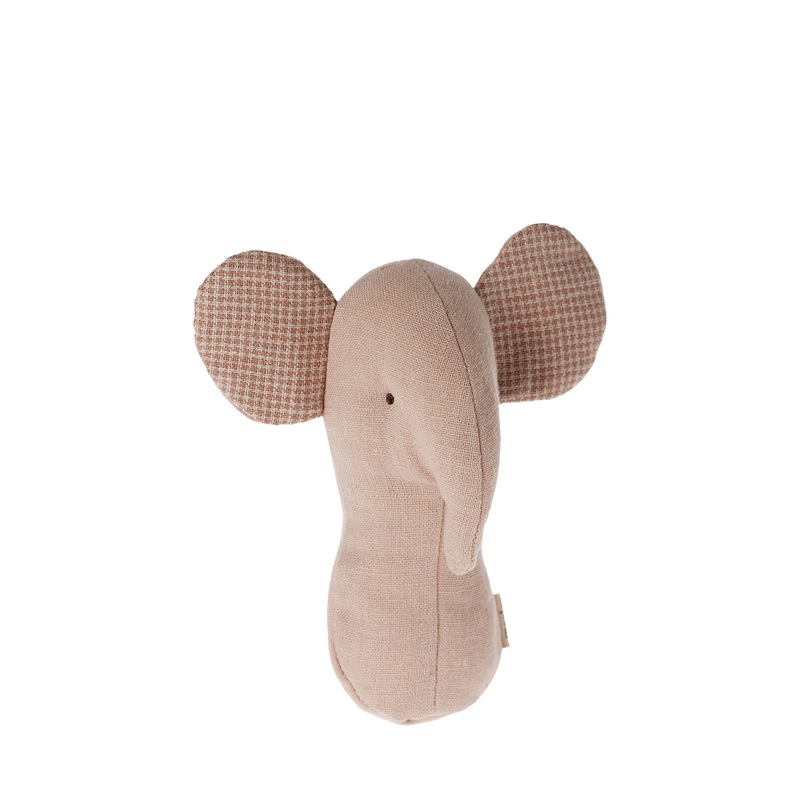 Lullaby Friends Elephant Rattle – Rose
