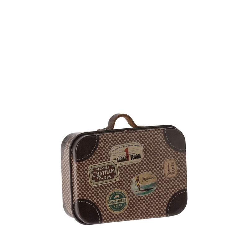 Micro Suitcase – Brown