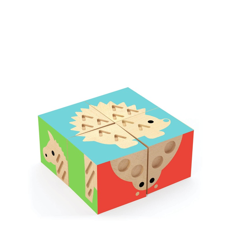 Wooden Cube Puzzle – Touch Basic
