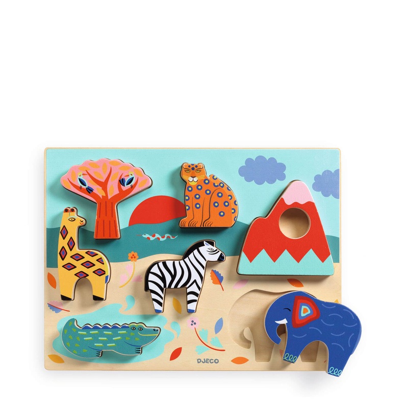 Wooden Puzzle Board – Savana Story