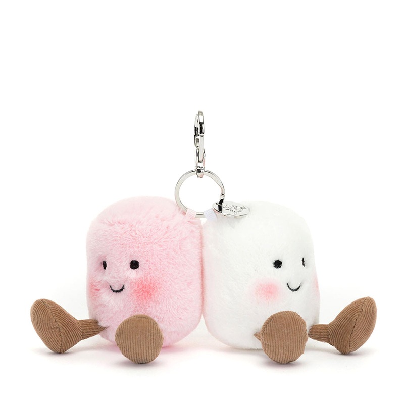 Amuseable Pair of Marshmallows Bag Charm