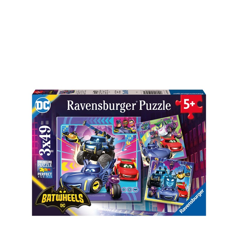 Batwheels – 3 x 49 Piece Puzzles
