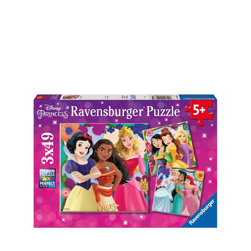 Disney Princess – 3 x 49 Piece Puzzles