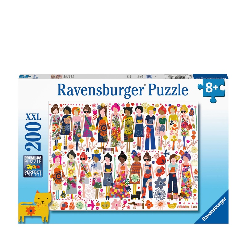 Flowers and Friends – 200 Piece Puzzle