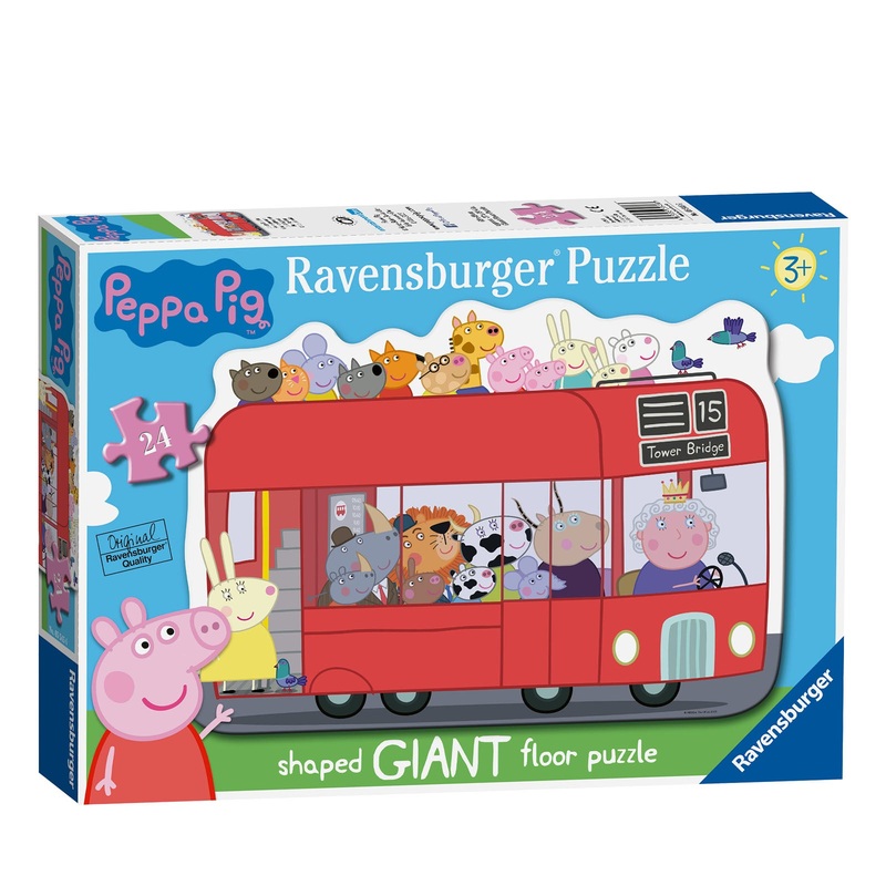 Peppa Pig London Bus – Giant Floor Puzzle 24 Piece