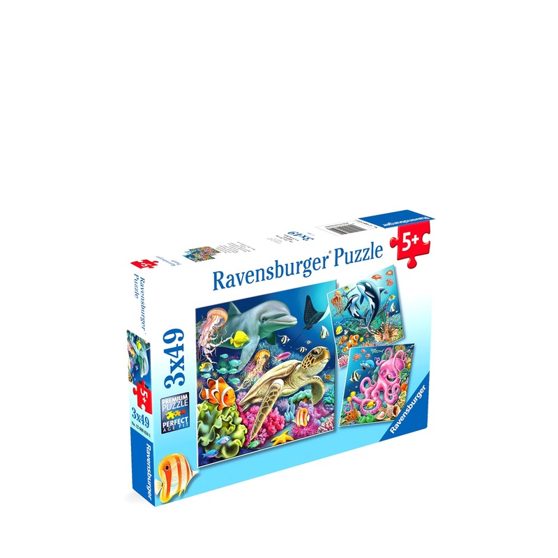 Under Water – 3 x 49 Piece Puzzles