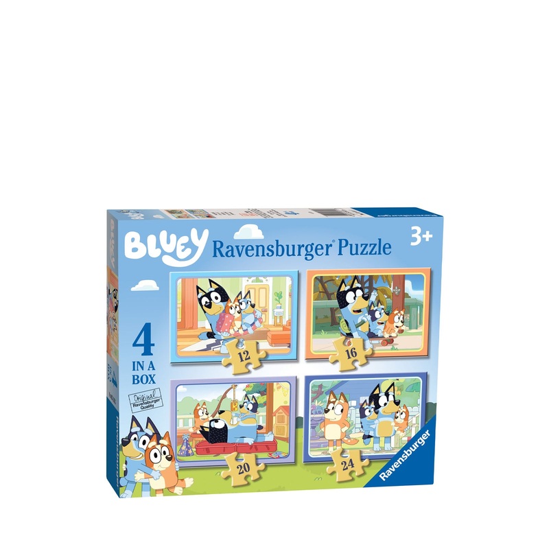 Bluey – 4 Puzzles In a Box