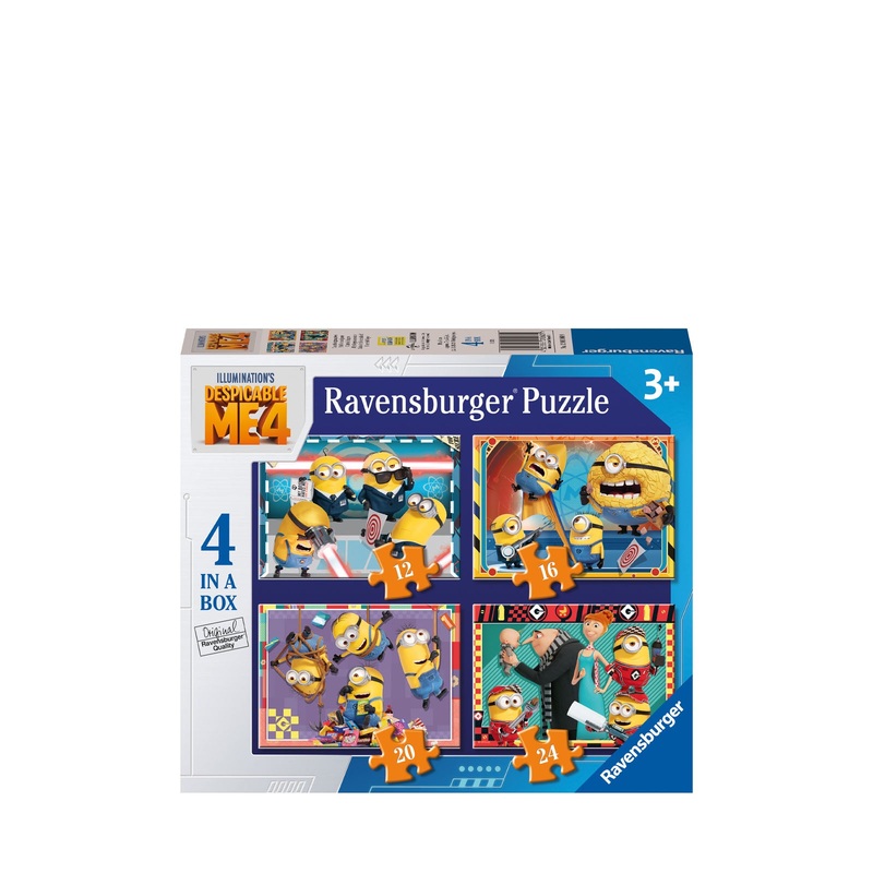 Despicable Me 4 – 4 Puzzles In a Box
