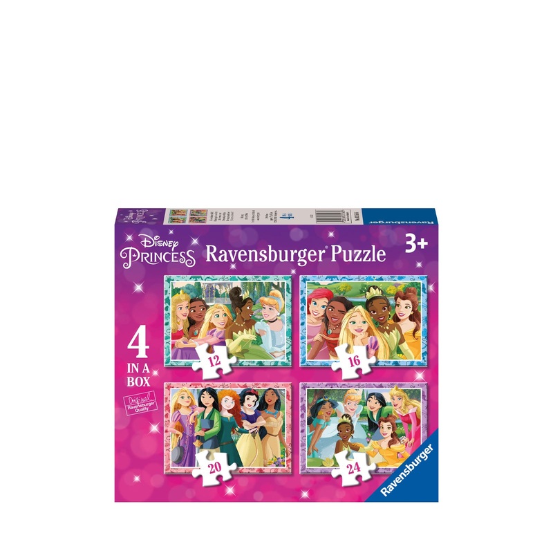 Disney Princess – 4 Puzzles In a Box