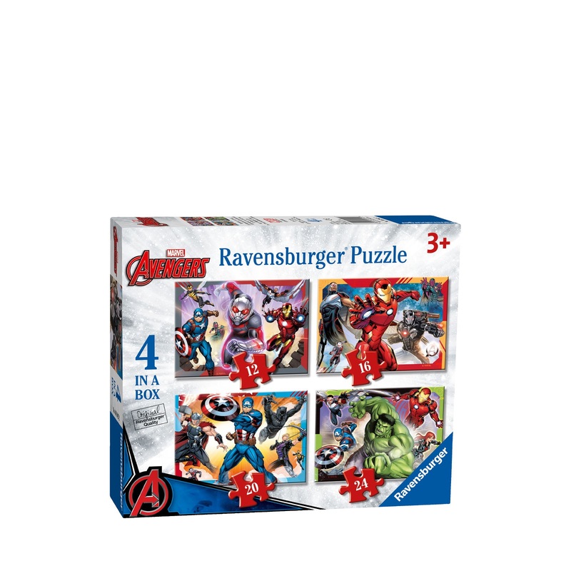 Marvel Avengers Assemble – 4 Puzzles In a Box