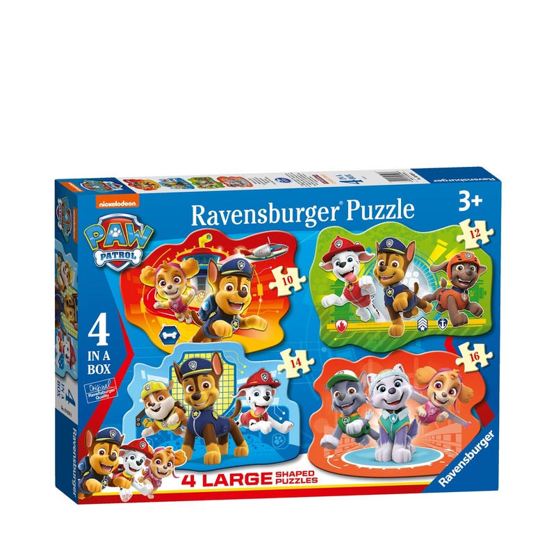 Paw Patrol Family Time – 4 Shaped Puzzles In a Box