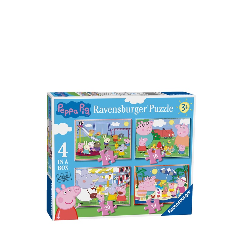 Peppa Pig Fun Day Out – 4 Puzzles In a Box