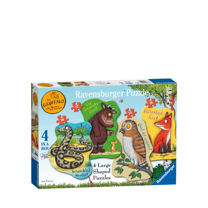 The Gruffalo – 4 Shaped Puzzles In a Box