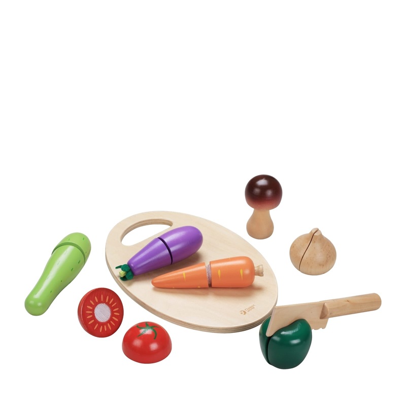 Wooden Cutting Vegetables Set