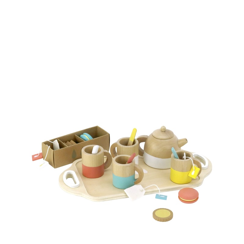 Wooden Tea Set – 21 Pieces