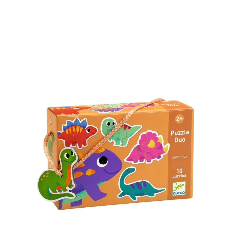 10 Duo Puzzles – Dinos