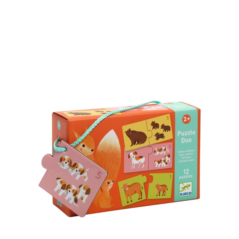 12 Duo Puzzles – Baby Animals